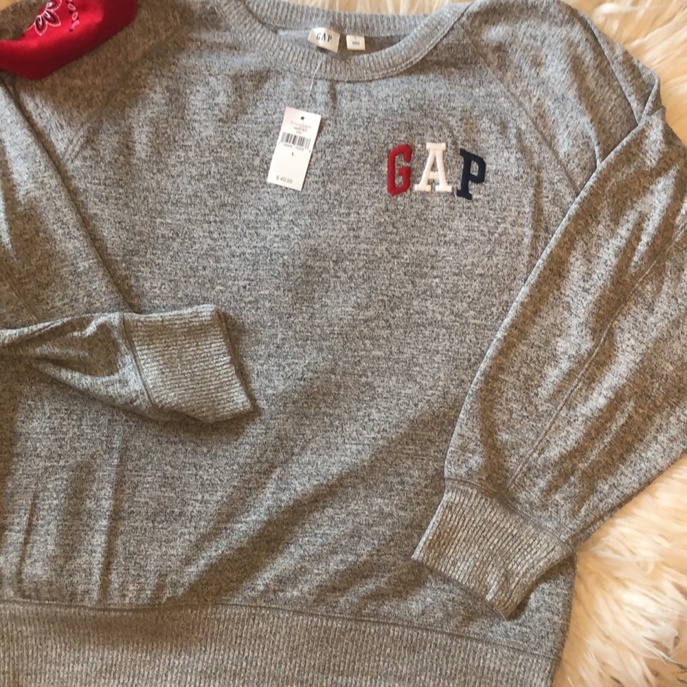 NWT Gap USA ๐บ๐ธ Sweater (Must see the back) Sz L - Picture 5 of 7